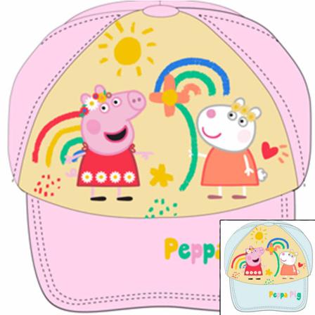 Ztr Keps Hat Cap Peppa Pig Greta Gris 52 & 54cm Välj 2.rosa 54