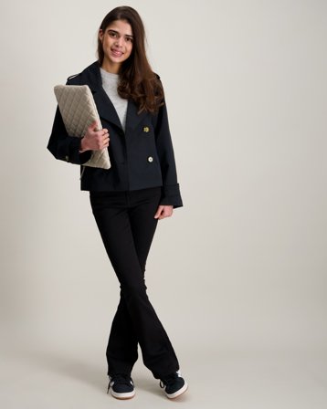 RYVLS Sthlm Short Trench Schwarz Jacken Mädchen - Kids Brand Store