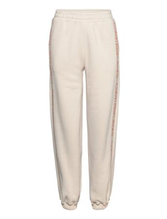 Logo Tape Jog Pants Joggebukser Pysjbukser Rosa Calvin Klein Jeans