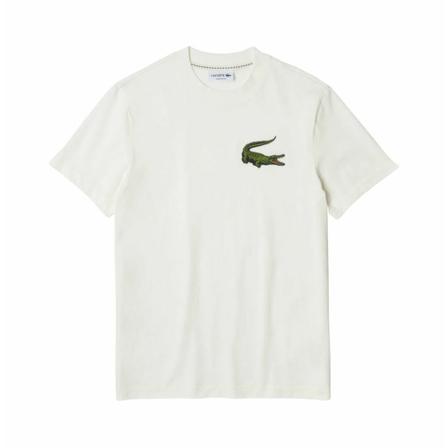 Lacoste, Tee-Shirt Biały, Mężczyzna, Rozmiar: XS