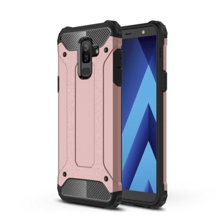Hybrid Armor Mobilskal till Samsung Galaxy A6 Plus (2018) - Rose Gold