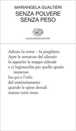 Senza polvere senza peso Mariangela Gualtieri