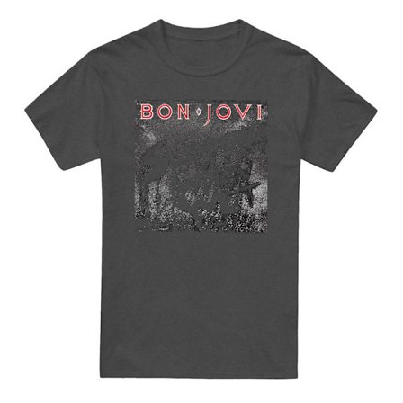 Bon Jovi Unisex Vuxen Slippery When Wet T-Shirt L Kolgrå