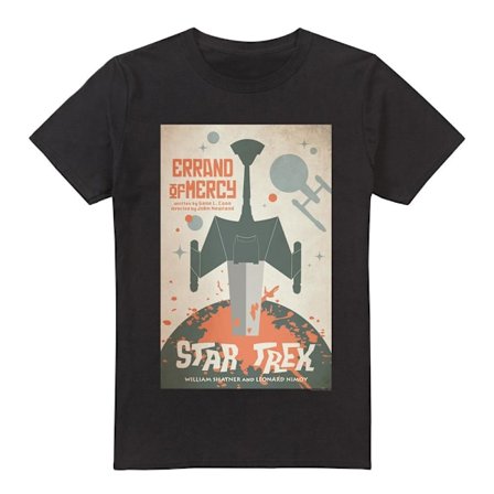 Star Trek Herr The Original Series Avsnitt 26 T-Shirt L Svart