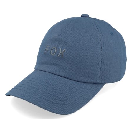 Fox - Ble unconstructed Czapka Z Daszkiem - Wordmark Indigo Dad Cap @ Hatstore