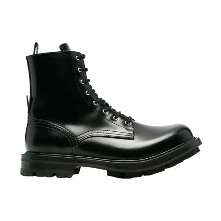 Alexander McQueen, Lace-up Boots Czarny, Mężczyzna, Rozmiar: 40 EU