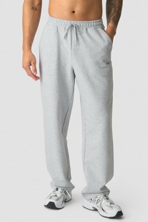 Stride Straight Leg Sweat Pants Light Grey Melange