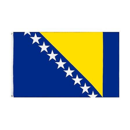 Johnin 90x150cm Bih Ba Bosna I Hercegovina Bosnien och Hercegovinas flagg 90 x 150 cm