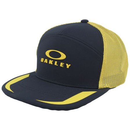 Oakley - Svart trucker Keps - Podium Hat Black/Sulfide Trucker @ Hatstore
