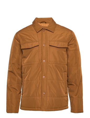 Onslewis Life Quilted Jacket Otw Vd Fôret Jakke Brun ONLY & SONS