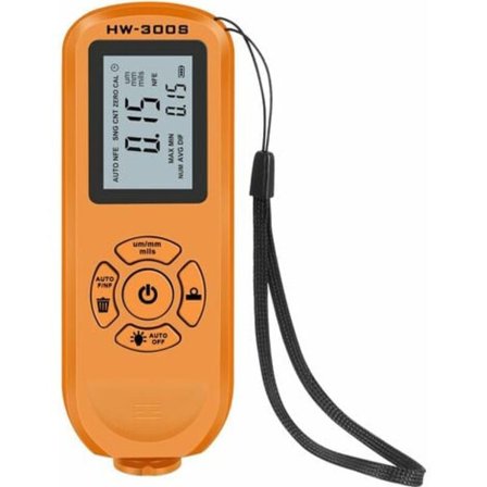 Billaktester Belægningstykkelsesmåler med LCD-baggrundsbelyst digitalt display Belægningsdybdedetektor Måler lakdybde-XF20-