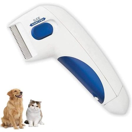 Komfortable elektriske kæledyrskamme til pelspleje, præcisionskamdesign med skridsikkert silikonehåndtag, holdbare materialer til katte og hunde, 