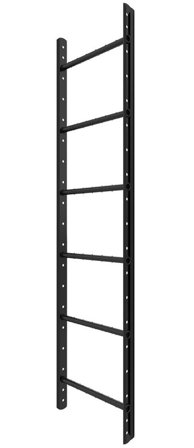W.steps WWRS Vägg- och takstege svart 1800 mm, Stegar & ställningar