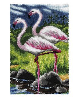 Ryijymatto/seinävaate Flamingot