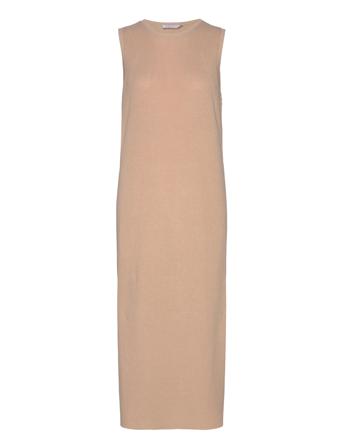 Long Knitted Dress Coster Copenhagen Beige