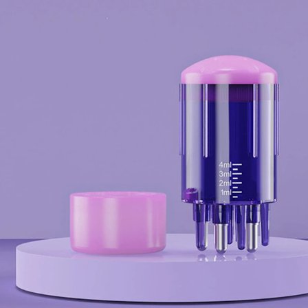 Päänahan applikaattori nestemäinen hiuskampa kasvuseerumi ravitseva öljy mini kannettava hiusjuurten hierontalaite lääkekampa päänahan hierontalaite