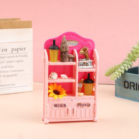 1:12 Dukkehus Miniatur Supermarked Butik Hylde Møbeldekor