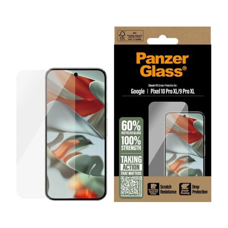 PanzerGlass Classic Fit Google Pixel 10 Pro XL, Google Pixel 9 Pro XL