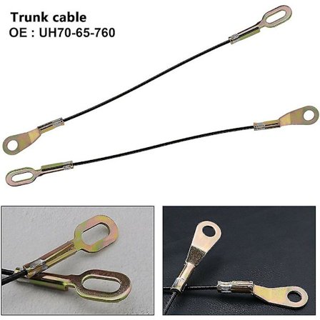 2 st Bakluckekablar för Ford Ranger 2011-19 Pickup Bakluckestöd Remkabel UH70-65-760 Biltillbehör