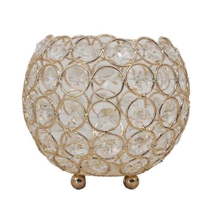 Krystall Tealight Votiv Lysestaker Bryllup Bord Senterstykker Hjem Dekorasjon (FMY)