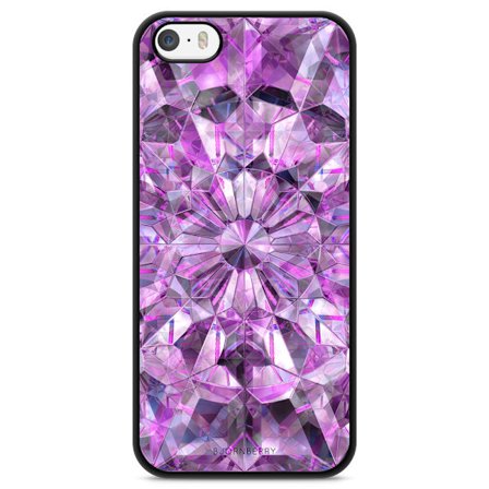 Bjornberry Skal iPhone 5/5s/SE (2016) - Lila Kristaller