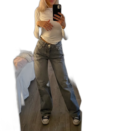 Zara low rise jeanse