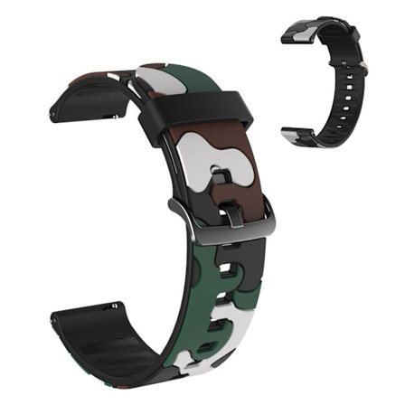 20mm Universal tyylikäs naamiointikellonauha - Harmaa