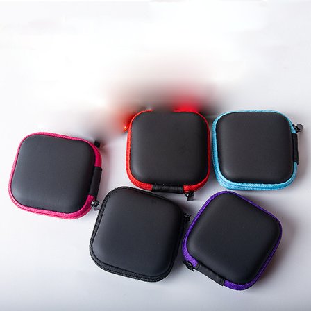 Hörlursfodral [5-pack] Fyrkantigt litet hörlursfodral Bärbart för Wi