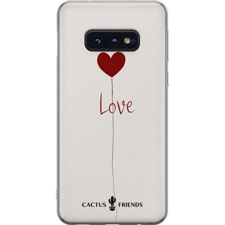 Yhteensopiva Puhelinkuori Samsung Samsung Galaxy S10e Cactus and Friends - Love Balloon Minimal