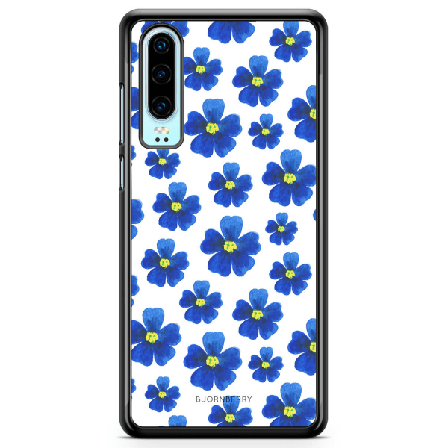 Bjornberry Hårdskal Huawei P30 - Blå Blommor