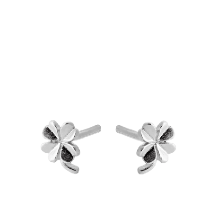 Pernille Corydon Mini Clover Earsticks Örhängen Dam Silver ONESIZE