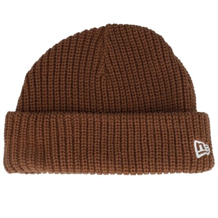 New Era - Braun shortbeanie Mütze - Ribbed Skully Knit Brown Short Beanie @ Hatstore