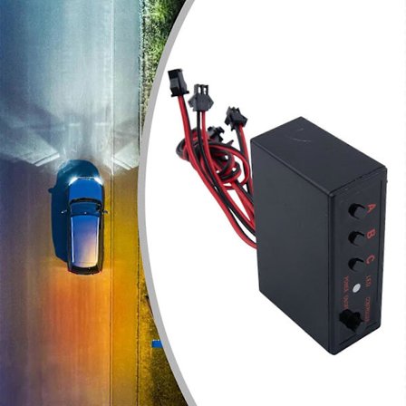 4-vägs LED Strobe Blixtljus Blink Blinkande Kontrollbox 12V 7,6 X 4,8 X 2,5cm Biltillbehör