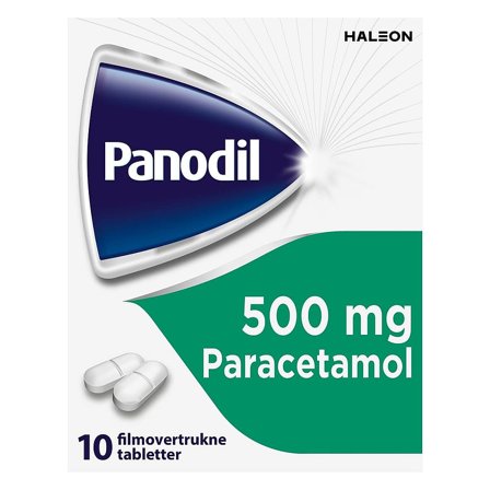 Panodil 500 mg filmovertrukne tabletter 10 tabl., Medicin & Pleje, Smerter & Feber, Hovedpine