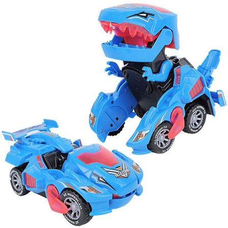 Transformerande dinosauriebil, T Rex transformerleksaker för 3 4 5 år gamla pojkar, julklappar födelsedagspresenter