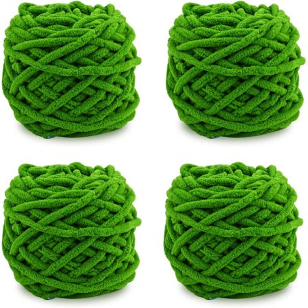 Garn 4x Garn för virkning, mjukt tjockt garn för garnprojekt-X44-[YD]