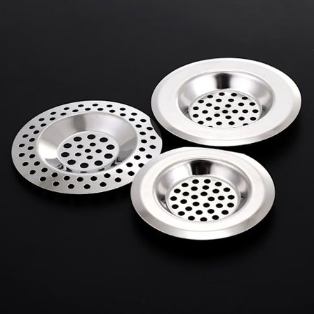 3PCS Vask Afløbsfilter - Rustfrit Stål Afløbsfilter - Kitc