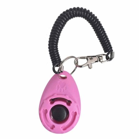 Strengthen Your Bond: Pink Metal Dog Training Clicker, Ideal for Behavior Training and Multi-Animal Training