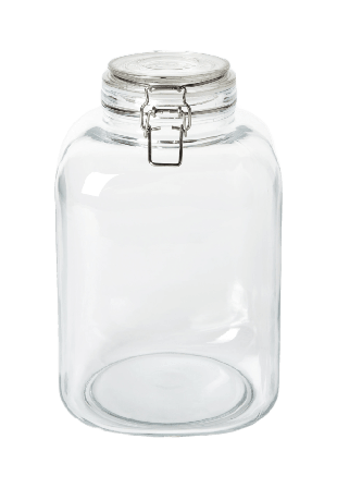 Åhléns Home Glasburk med lock BISTRO 4,5 L Köksförvaring Transparant ONESIZE