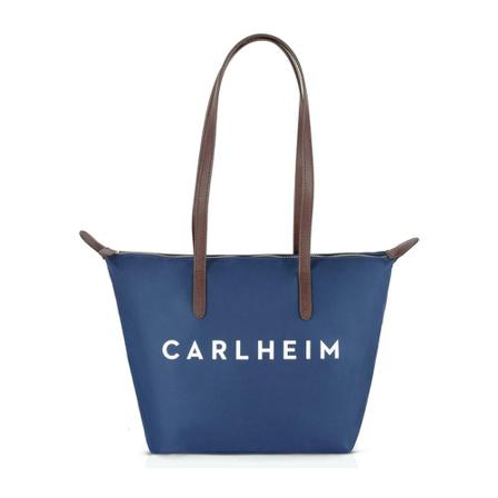 Carlheim, Tote Bags Blauw, Dames, Maat:ONE Size
