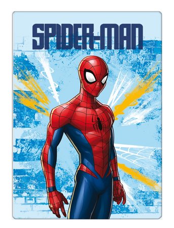 BrandMac Fleece Plaid Spiderman 1025 - Multi/patterned - 100X140CM