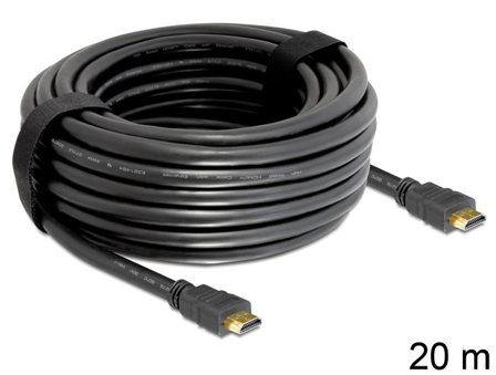 Delock High Speed HDMI with Ethernet - HDMI-kabel med Ethernet - 20 m
