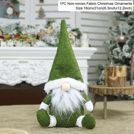 Joulu Naamioton Nukke Tonttu 2023 Hauskat Joulukoristeet Kotiin Joulukoriste Xmas Navidad Natal Uusivuosi 2024 (FMY) 11