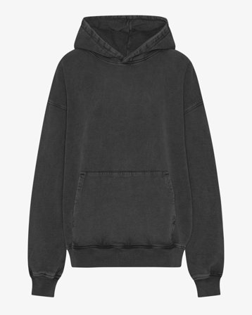 Organic Oversized Hood - Faded Black XL