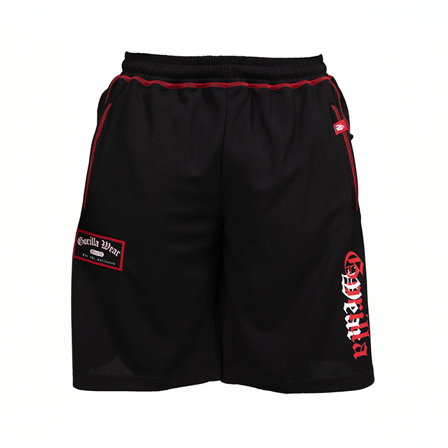 Gorilla Wear Marlow Mesh Shorts Svart Röd