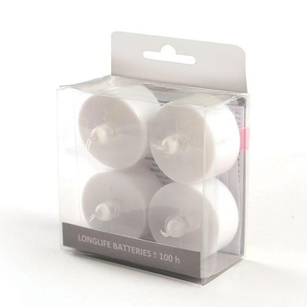 4 långvariga LED-ljus - 100 timmar