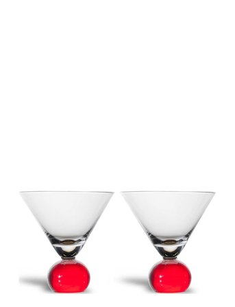 Byon Glass Spice 2Pcs/Set - Red - Ø11X12CM 24CL