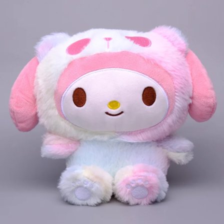 Cross-border sales of kuromi Sanrio family plush toys Kuromi Melody doll Laurel dog doll 2