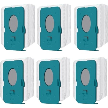 Pakkaus, jossa 6 vaihtopussia Samsung Bespoke Jet VCA-ADB95 johdottomaan pölynimuriin