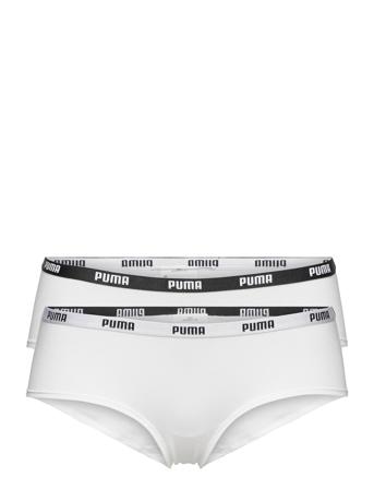 Puma Women Hipster 2P Pack Lingerie Panties Hipsters/boyshorts Vit PUMA